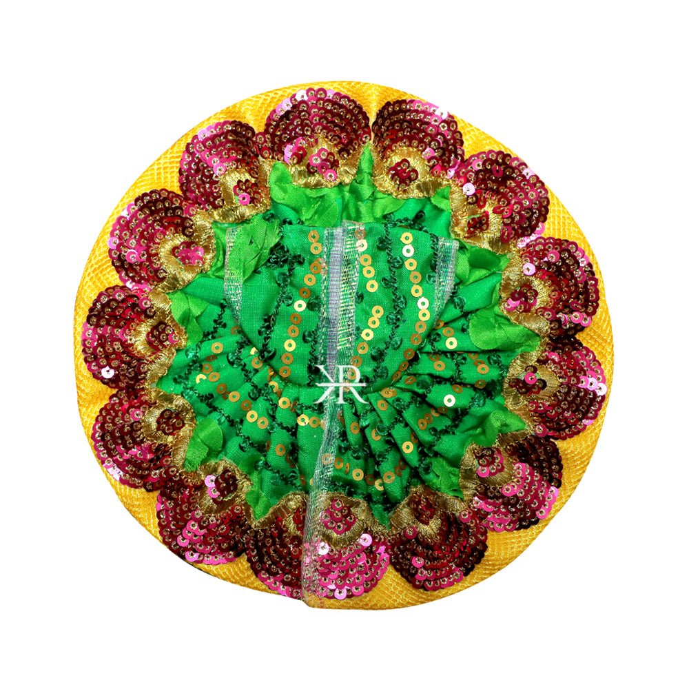 Green Sitara Embroidered Work Dress