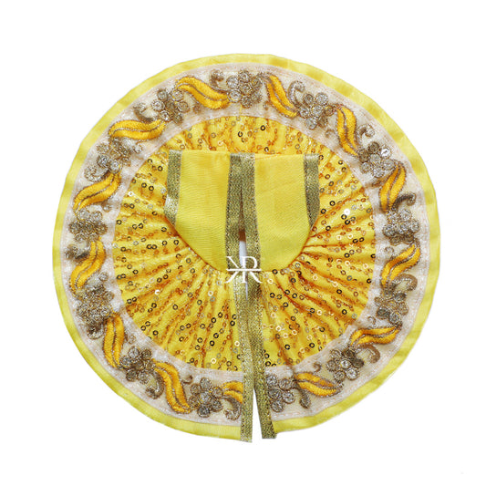 Yellow Sitara Embroidered Work Dress