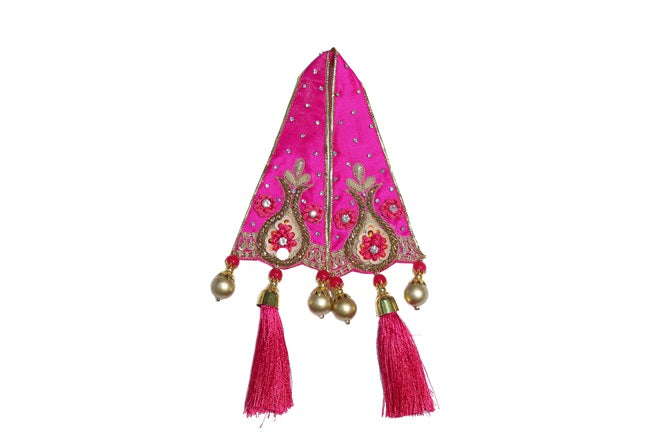 Designer Mazenta Heavy Zardozi Cutdana Work Dress