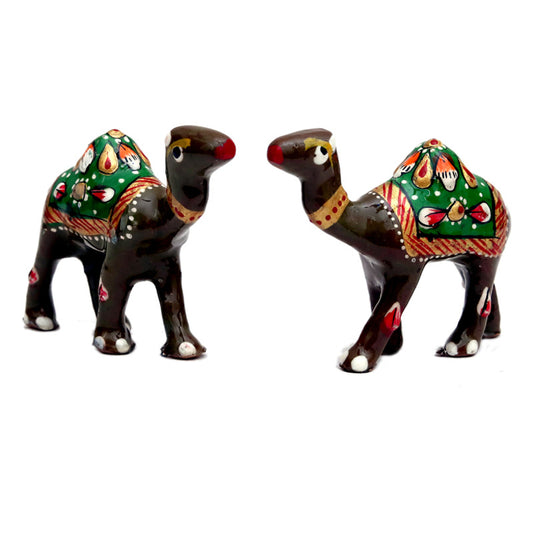 A Pair of Brown Meena Work Camel
