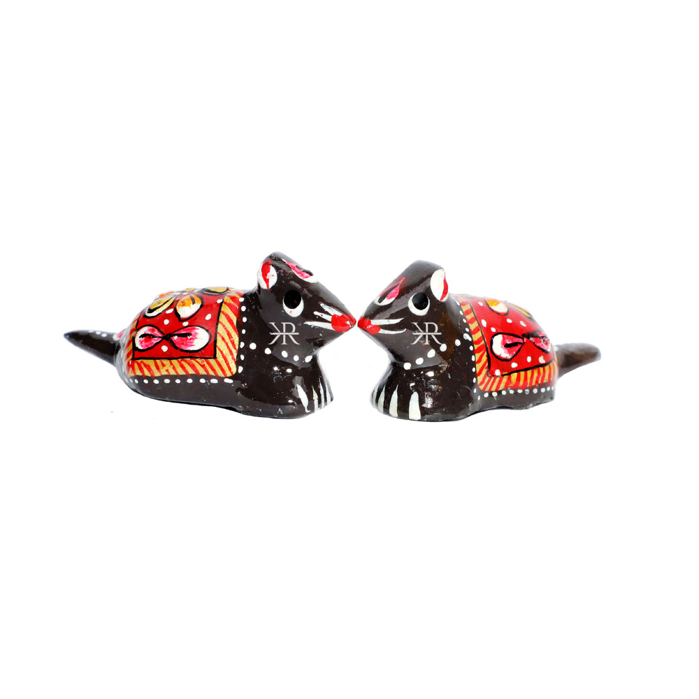 A Pair of Brown Meena Work Rat