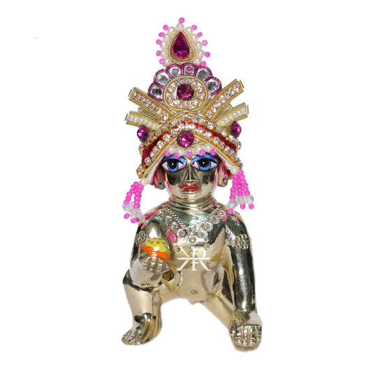 Rani Pearl Work Zardozi Mukut